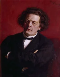 Retrato de Anton Grigoryevich Rubinstein, 1881